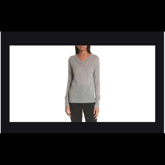 NWT Helmut Lang Tissue Weight Gray Cashmere - Picture 2 of 8